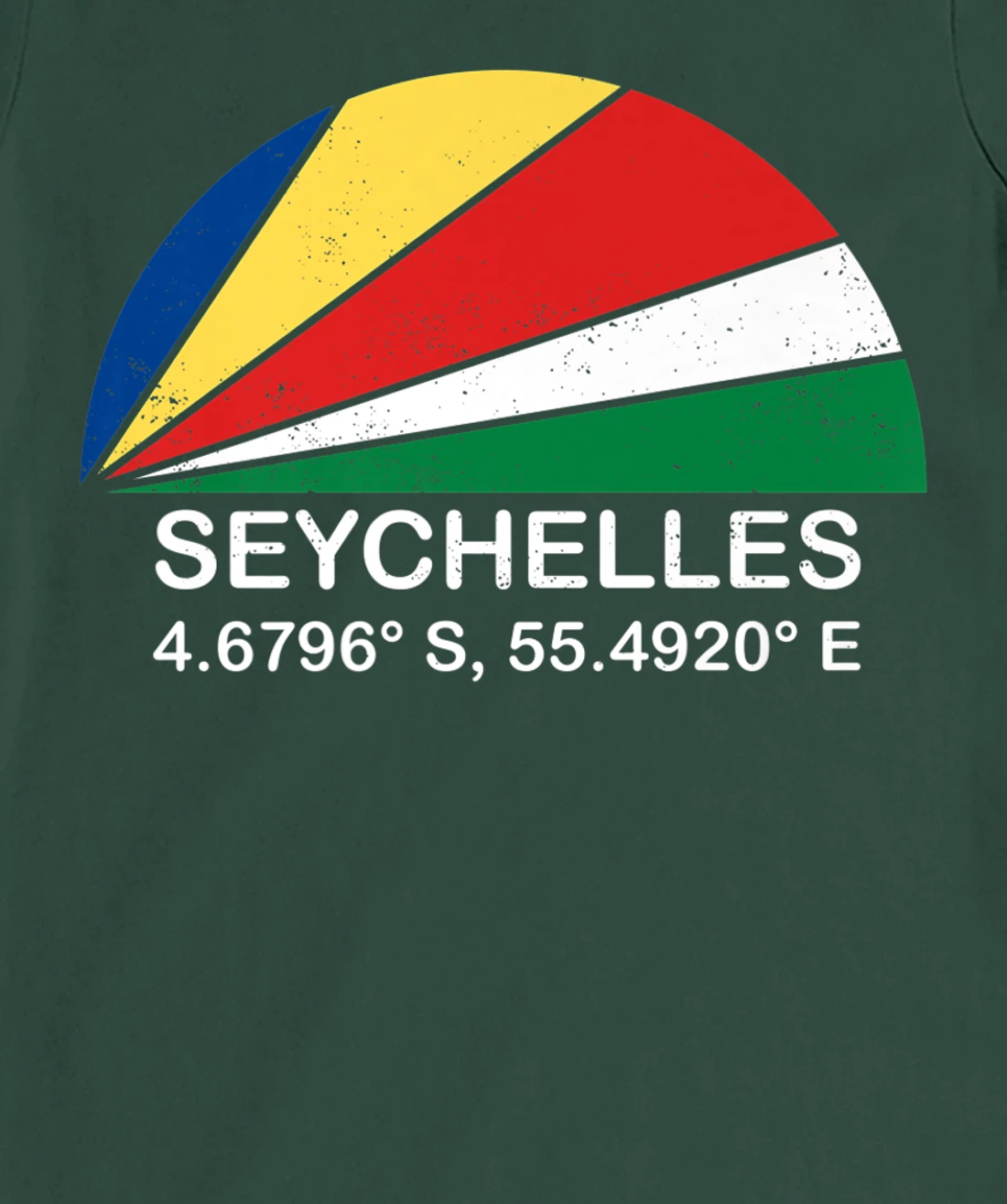 Seychelles Flag Vintage Beach Sunset African Island Paradise T-Shirt, Kid T-Shirt and Women T-Shirt