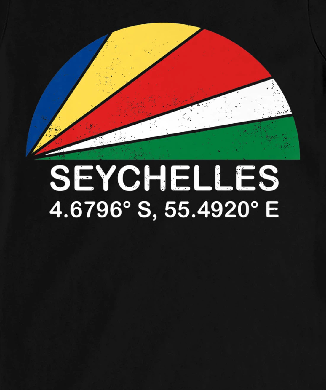 Seychelles Flag Vintage Beach Sunset African Island Paradise T-Shirt, Kid T-Shirt and Women T-Shirt