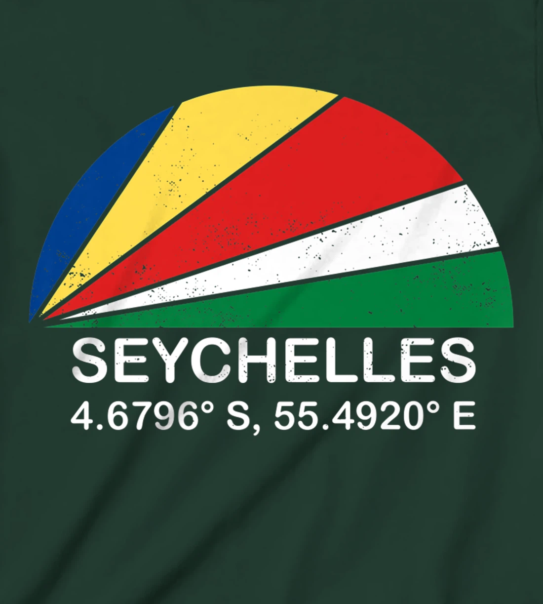 Seychelles Flag Vintage Beach Sunset African Island Paradise T-Shirt, Kid T-Shirt and Women T-Shirt