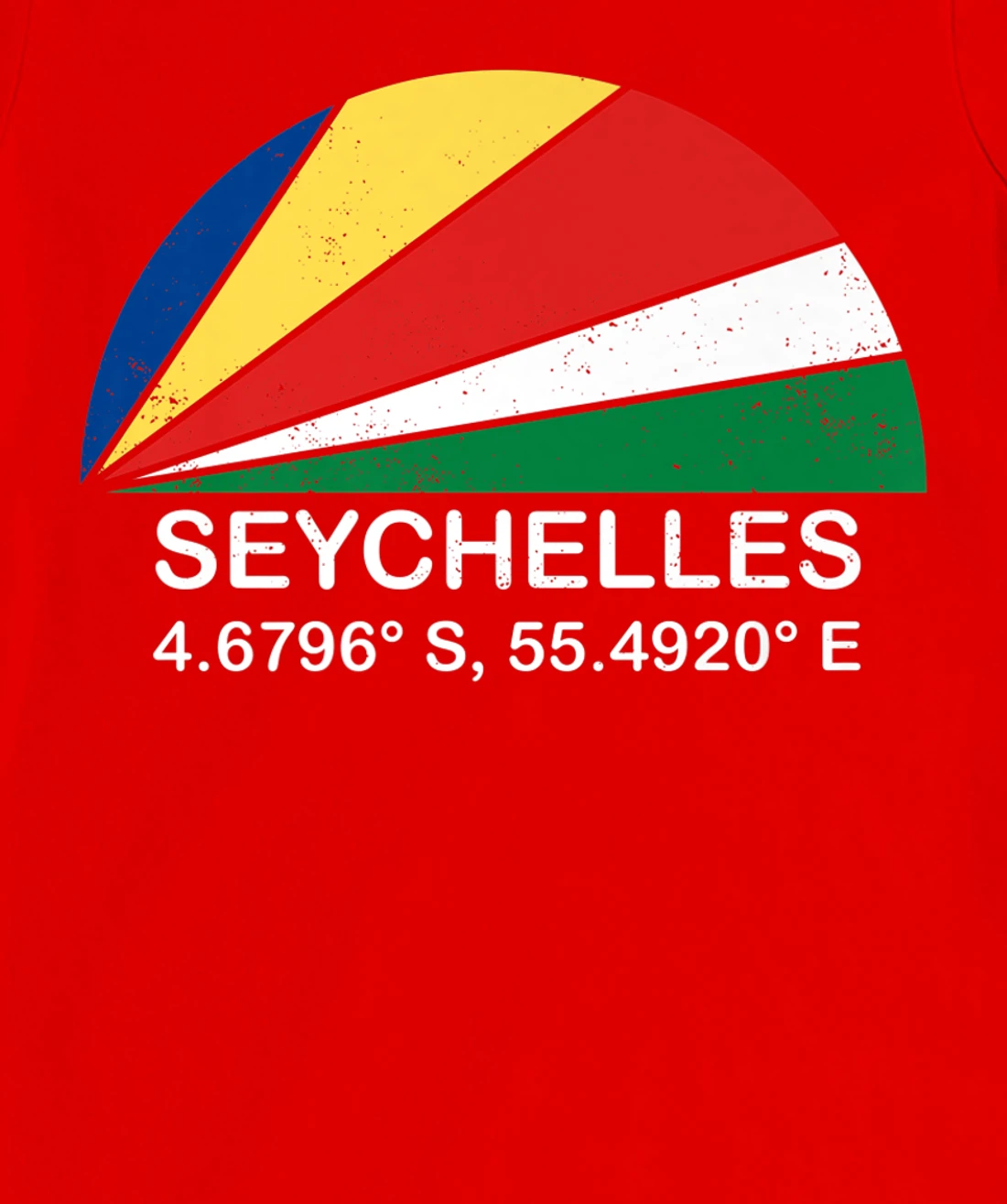 Seychelles Flag Vintage Beach Sunset African Island Paradise T-Shirt, Kid T-Shirt and Women T-Shirt