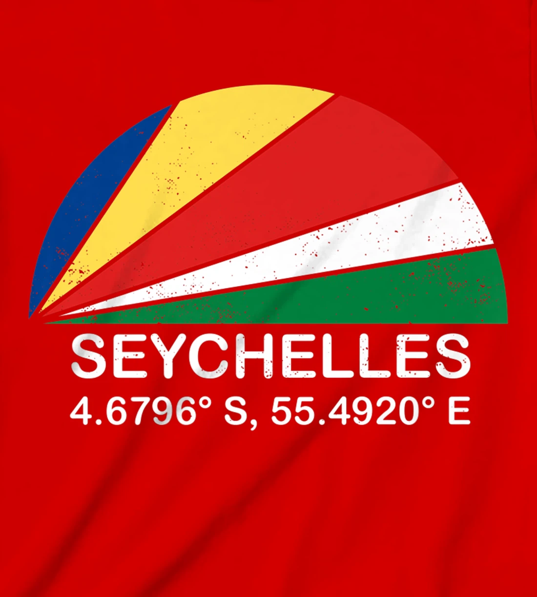 Seychelles Flag Vintage Beach Sunset African Island Paradise T-Shirt, Kid T-Shirt and Women T-Shirt