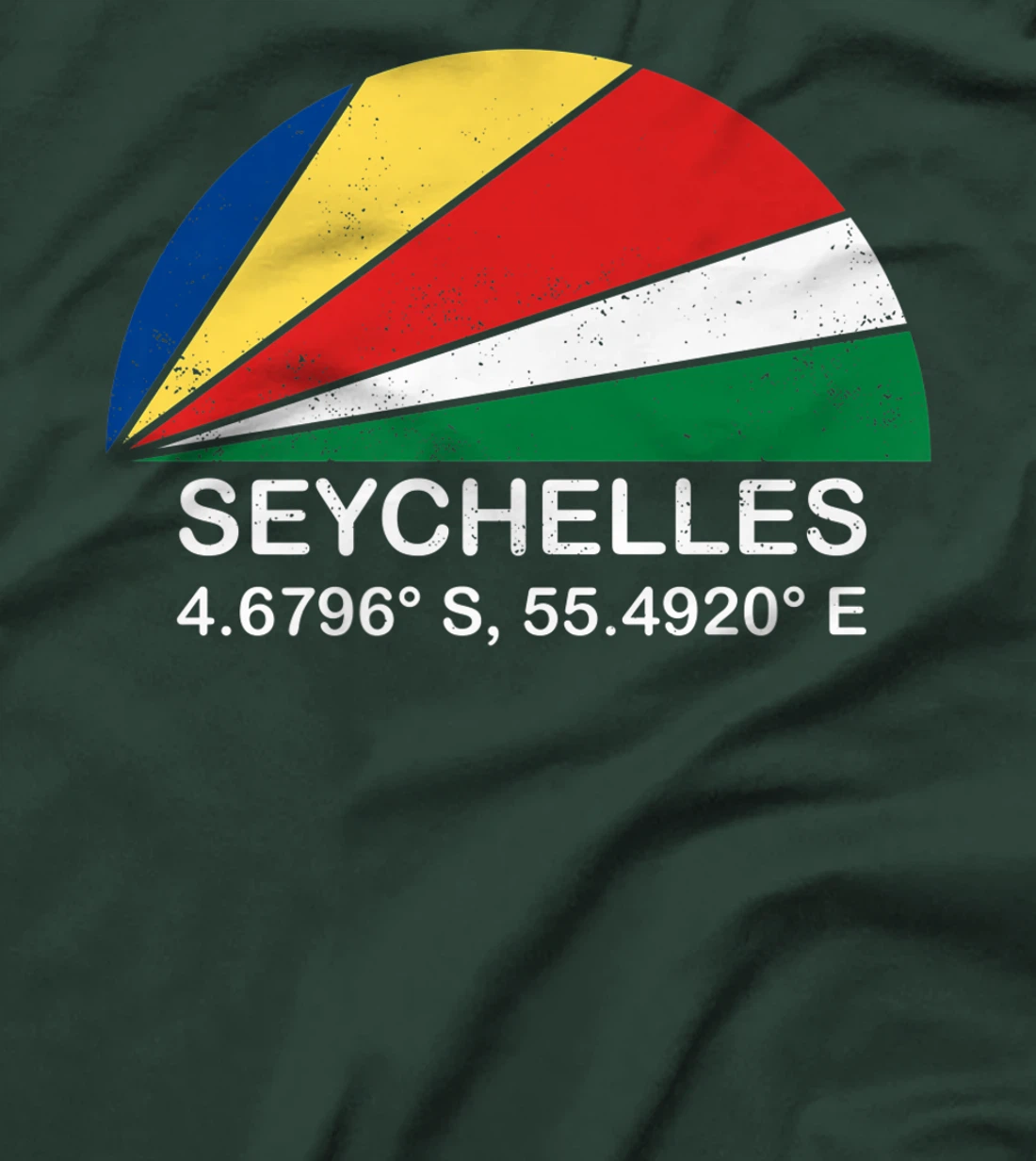 Seychelles Flag Vintage Beach Sunset African Island Paradise T-Shirt, Kid T-Shirt and Women T-Shirt