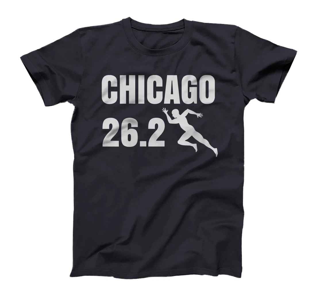 Womens Chicago 26.2 Miles Marathon Running Long Sleeve Shirt T-Shirt, Women T-Shirt