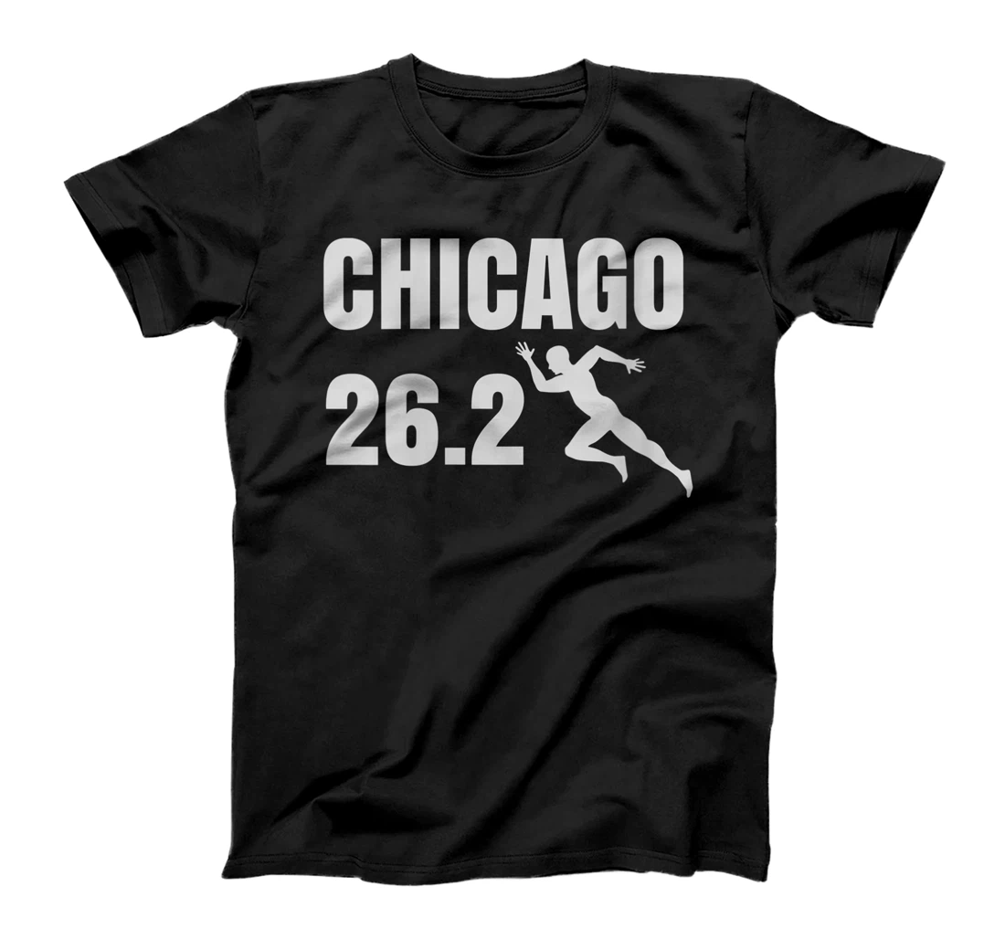 Womens Chicago 26.2 Miles Marathon Running Long Sleeve Shirt T-Shirt, Women T-Shirt