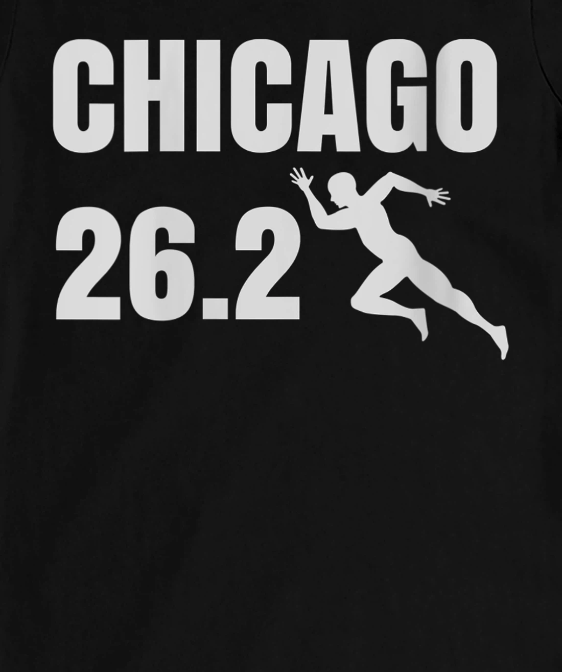 Womens Chicago 26.2 Miles Marathon Running Long Sleeve Shirt T-Shirt, Women T-Shirt