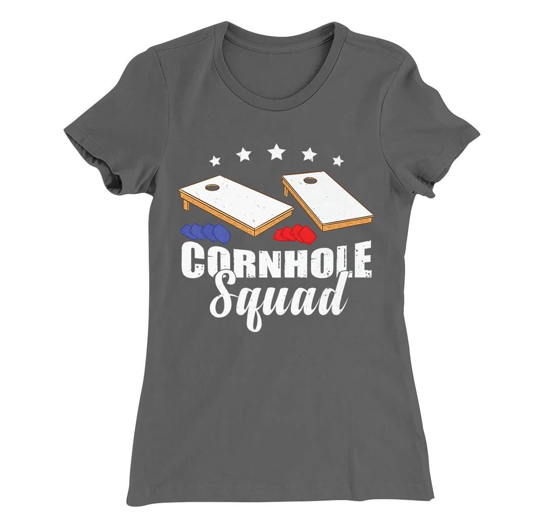 Cornhole Squad | Bean Bag | Backyard | Cornhole T-Shirt, Kid T-Shirt and Women T-Shirt