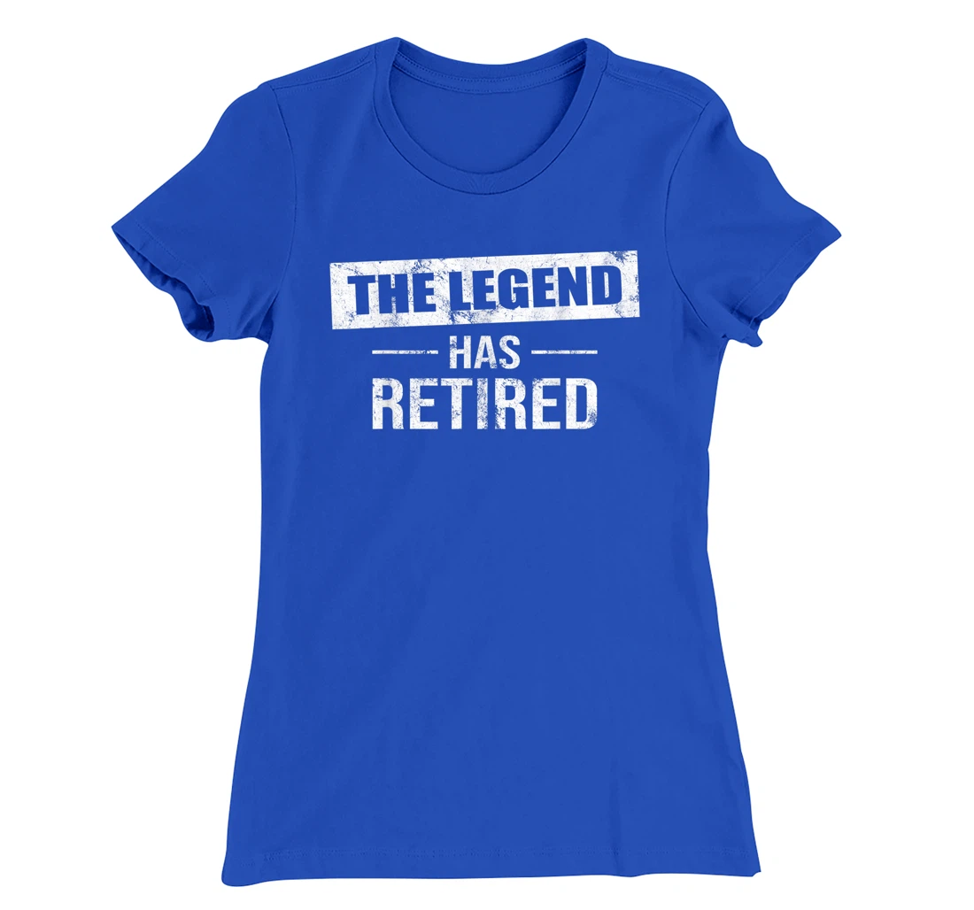 The Legend Has Retired 2022 Men Women Funny Retirement T-Shirt, Women T-Shirt