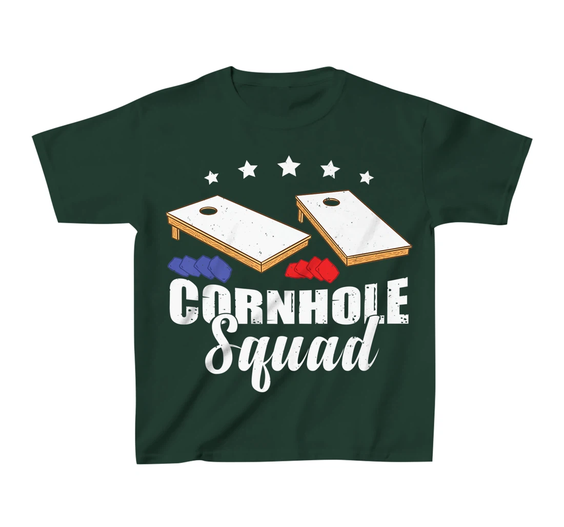 Cornhole Squad | Bean Bag | Backyard | Cornhole T-Shirt, Kid T-Shirt and Women T-Shirt