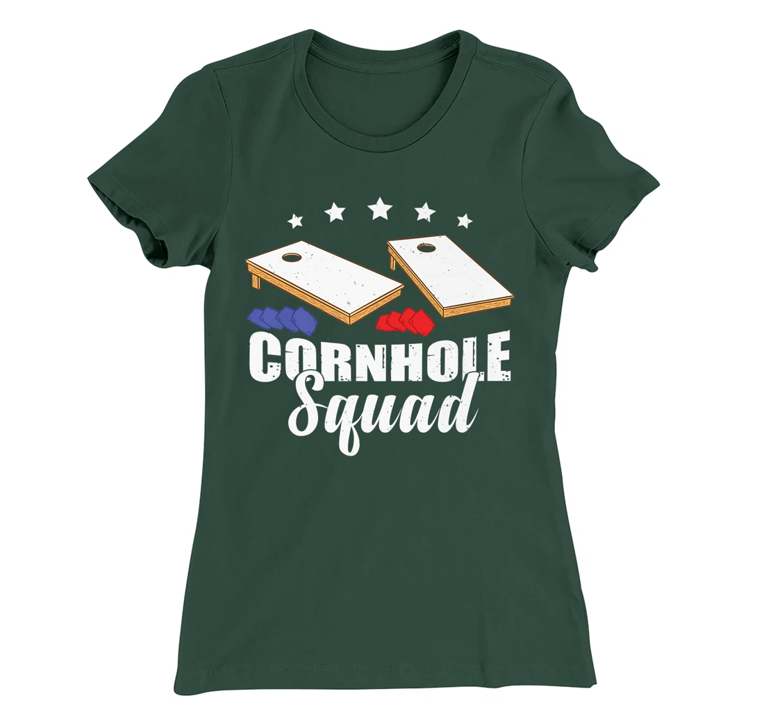 Cornhole Squad | Bean Bag | Backyard | Cornhole T-Shirt, Kid T-Shirt and Women T-Shirt