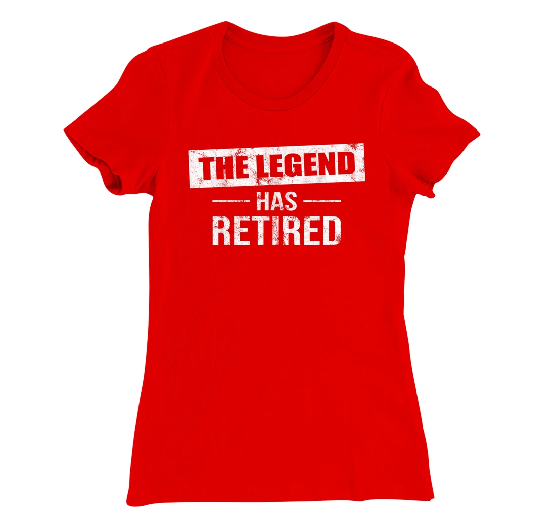 The Legend Has Retired 2022 Men Women Funny Retirement T-Shirt, Women T-Shirt