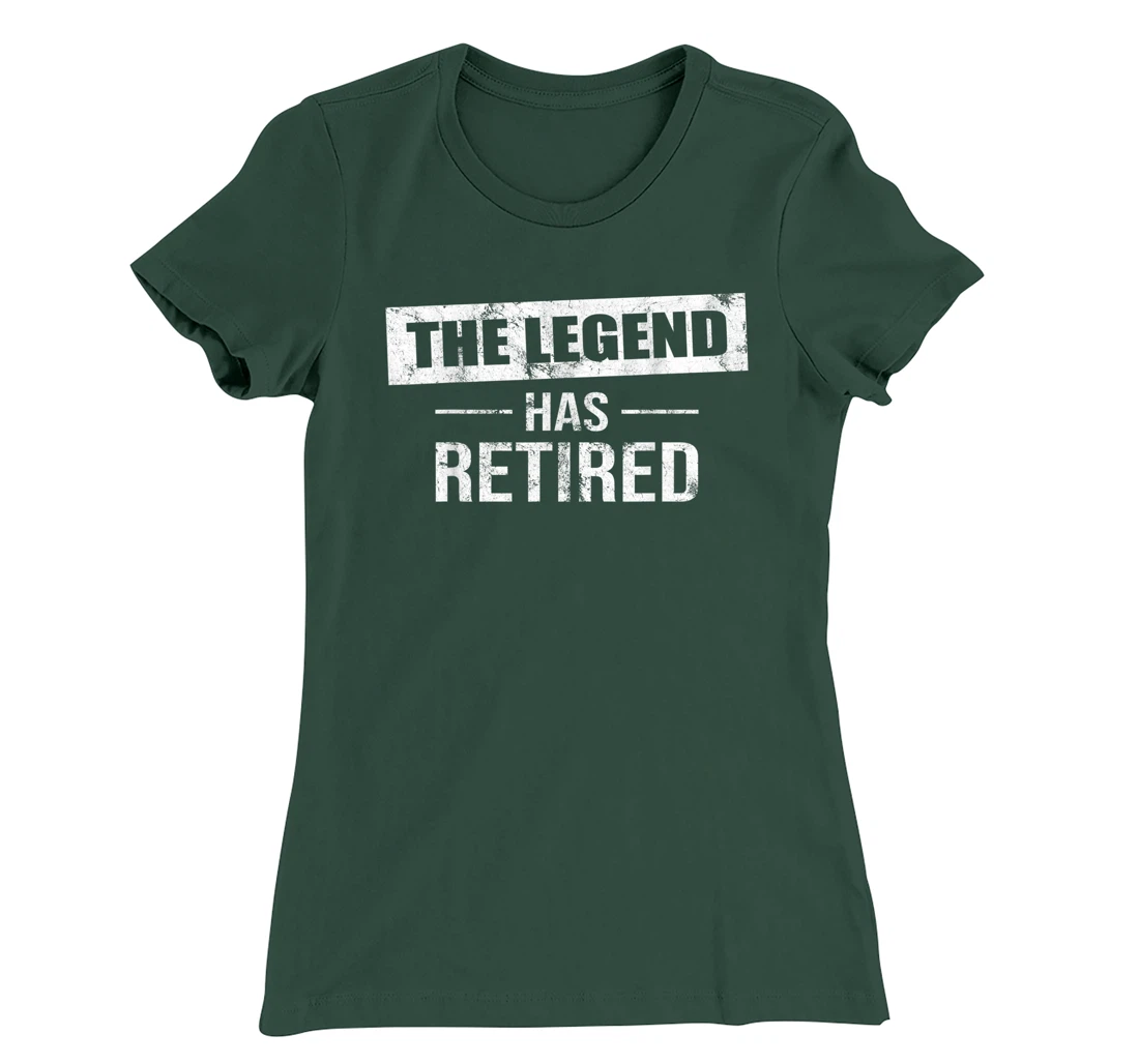 The Legend Has Retired 2022 Men Women Funny Retirement T-Shirt, Women T-Shirt