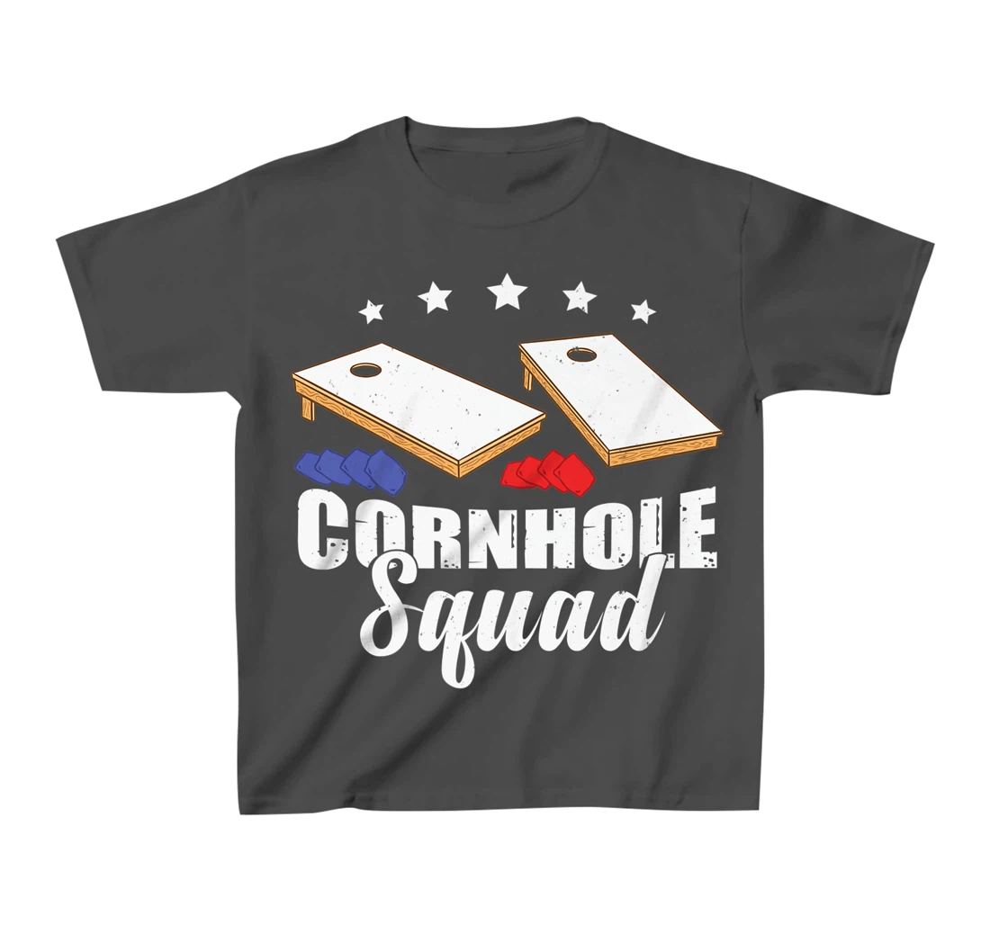 Cornhole Squad | Bean Bag | Backyard | Cornhole T-Shirt, Kid T-Shirt and Women T-Shirt