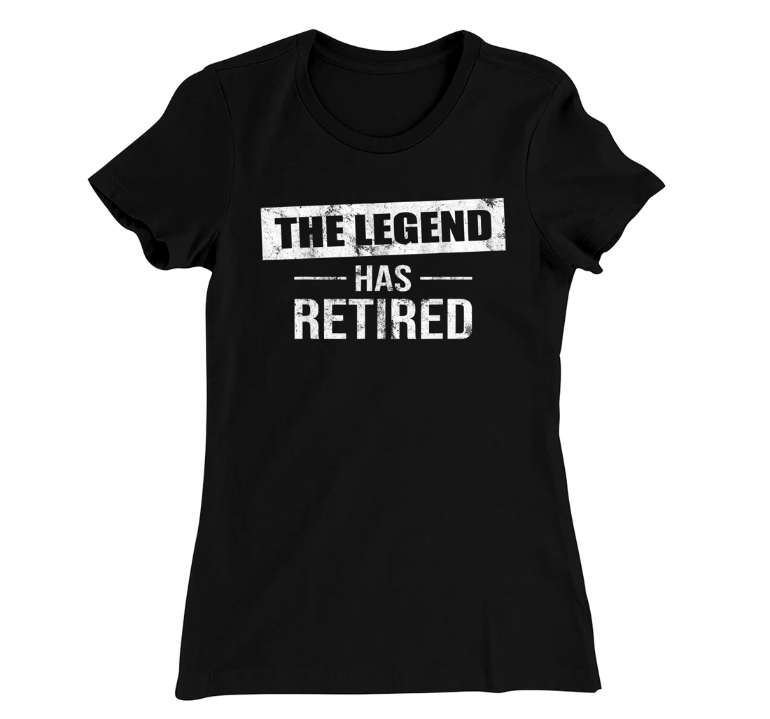The Legend Has Retired 2022 Men Women Funny Retirement T-Shirt, Women T-Shirt