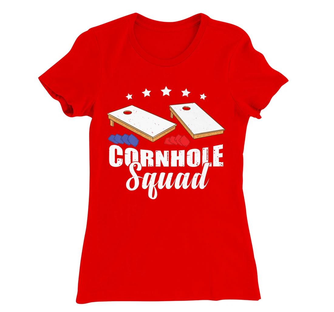 Cornhole Squad | Bean Bag | Backyard | Cornhole T-Shirt, Kid T-Shirt and Women T-Shirt