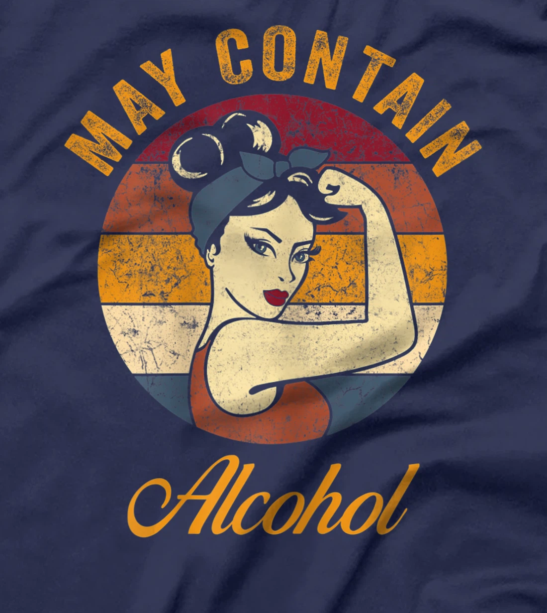 May Contain Alcohol Shirt Funny Wine Tee Beer Whiskey Lover T-Shirt, Women T-Shirt