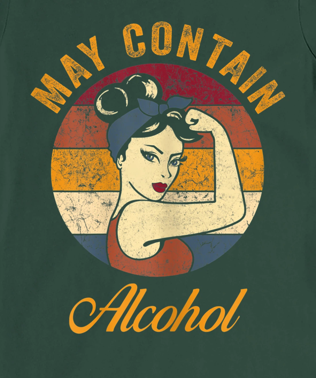 May Contain Alcohol Shirt Funny Wine Tee Beer Whiskey Lover T-Shirt, Women T-Shirt
