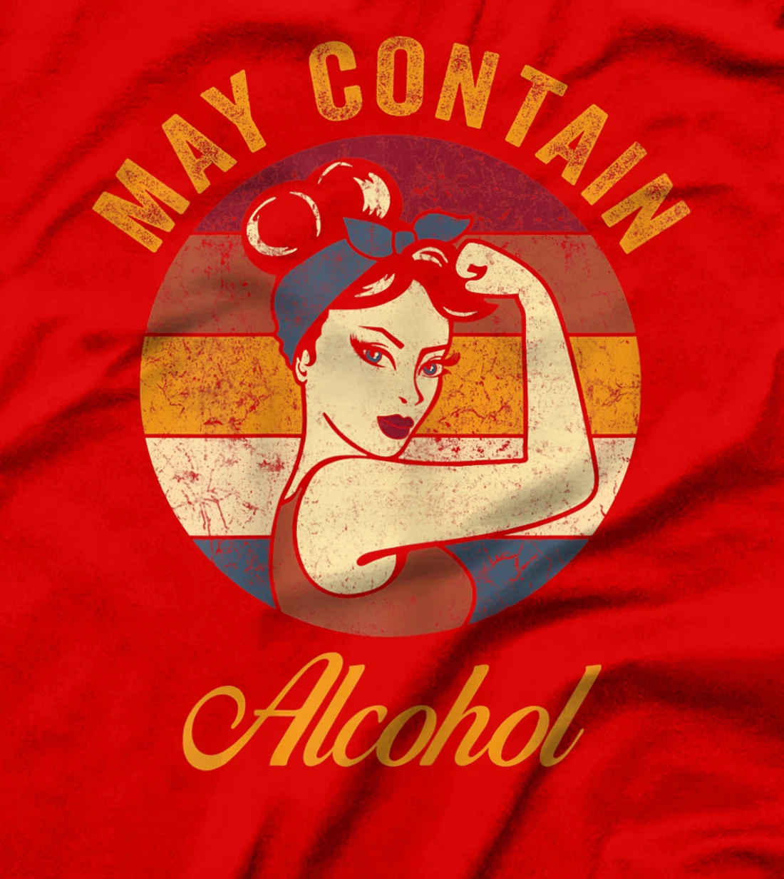 May Contain Alcohol Shirt Funny Wine Tee Beer Whiskey Lover T-Shirt, Women T-Shirt
