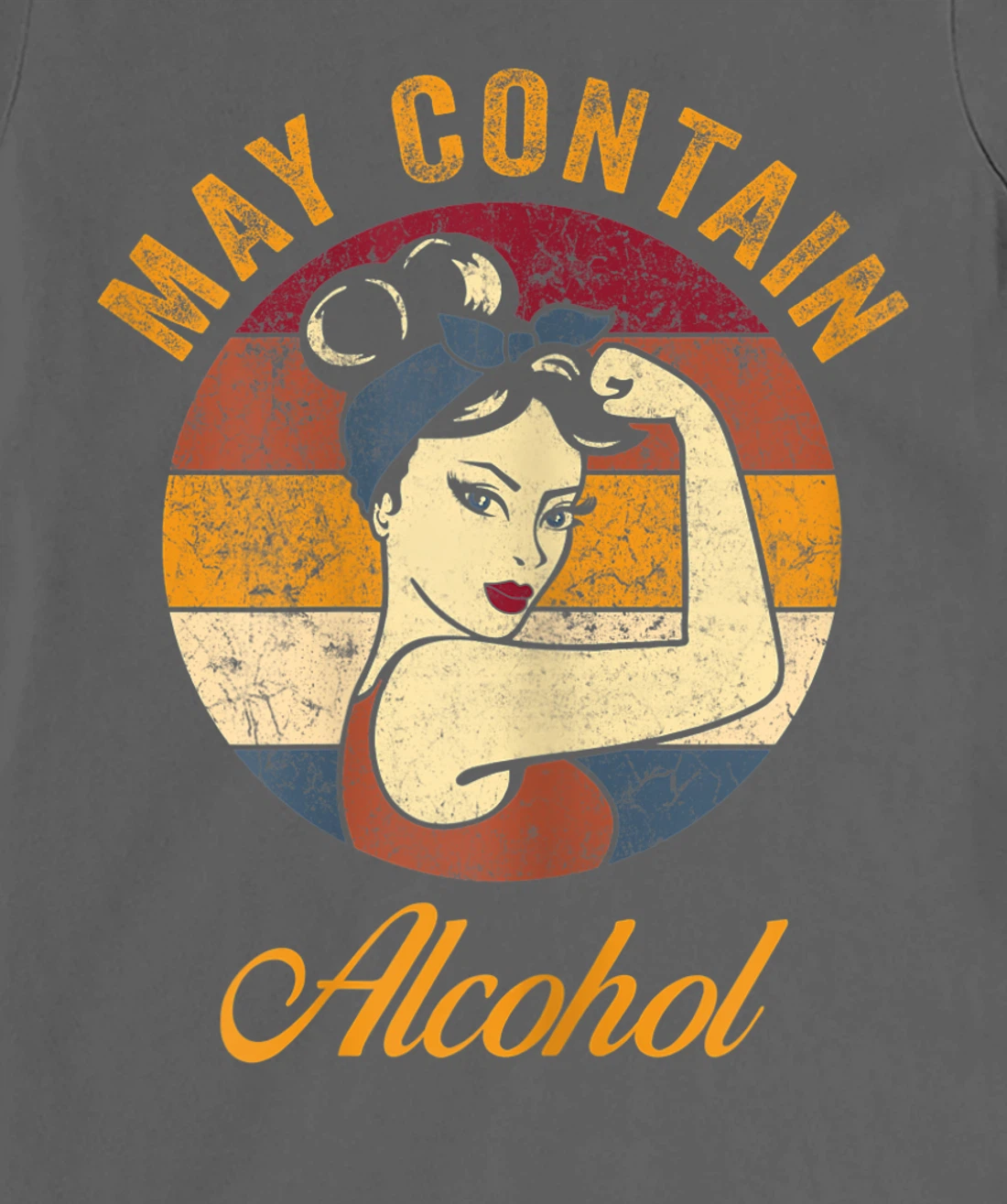 May Contain Alcohol Shirt Funny Wine Tee Beer Whiskey Lover T-Shirt, Women T-Shirt