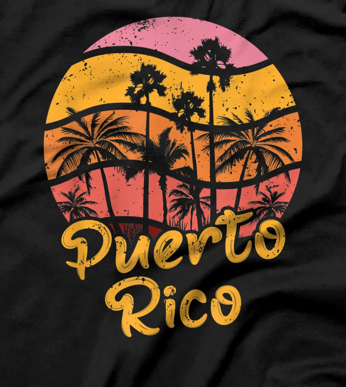 Puerto Rico Surfing Vintage T-Shirt, Women T-Shirt