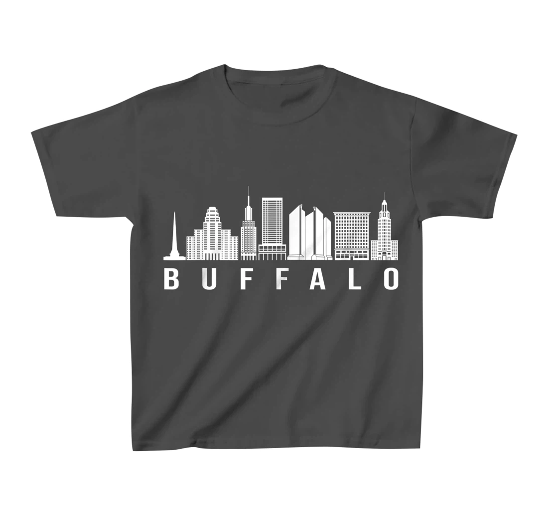 Buffalo City Skyline Lover Fans T-Shirt, Kid T-Shirt and Women T-Shirt