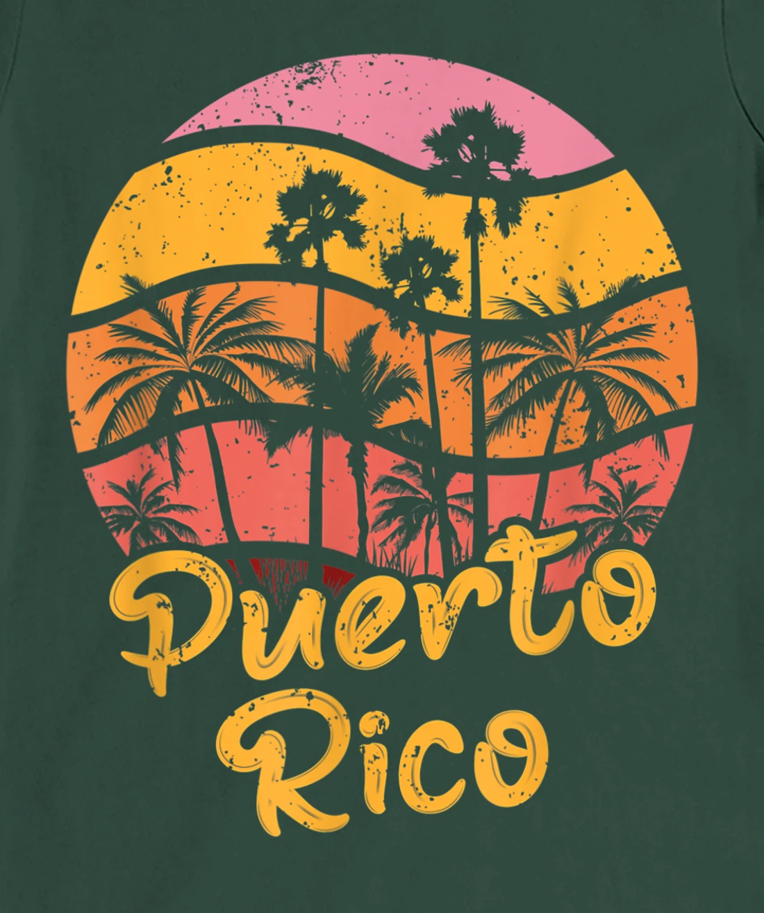 Puerto Rico Surfing Vintage T-Shirt, Women T-Shirt