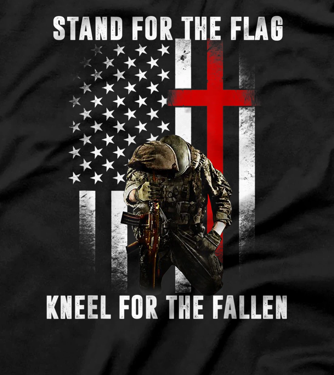 Patriotic Military Veteran American Flag Stand For Men Women T-Shirt, Women T-Shirt