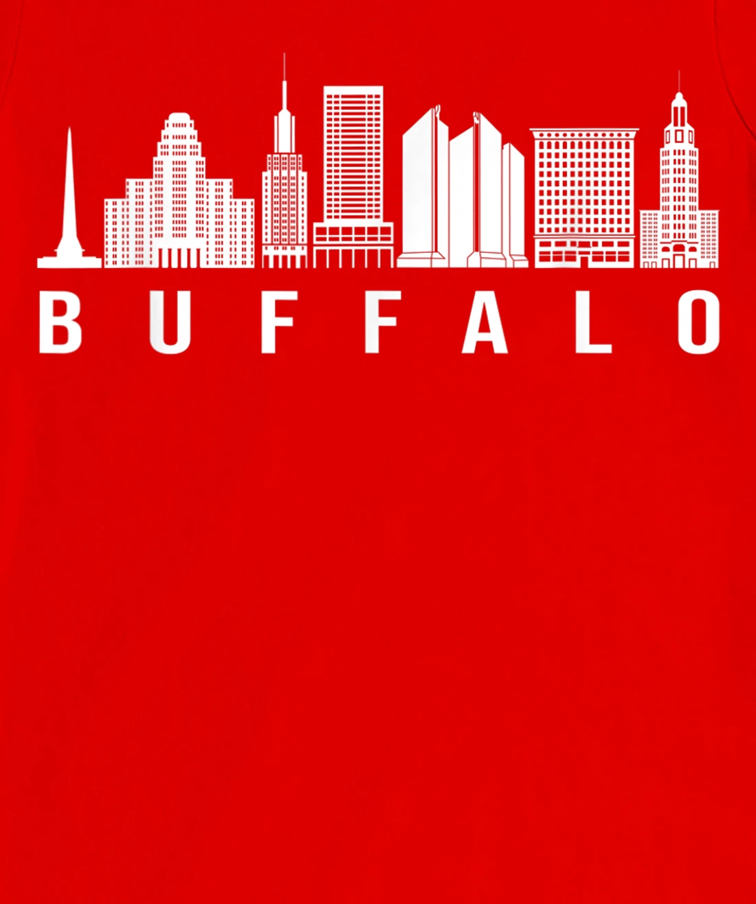 Buffalo City Skyline Lover Fans T-Shirt, Kid T-Shirt and Women T-Shirt