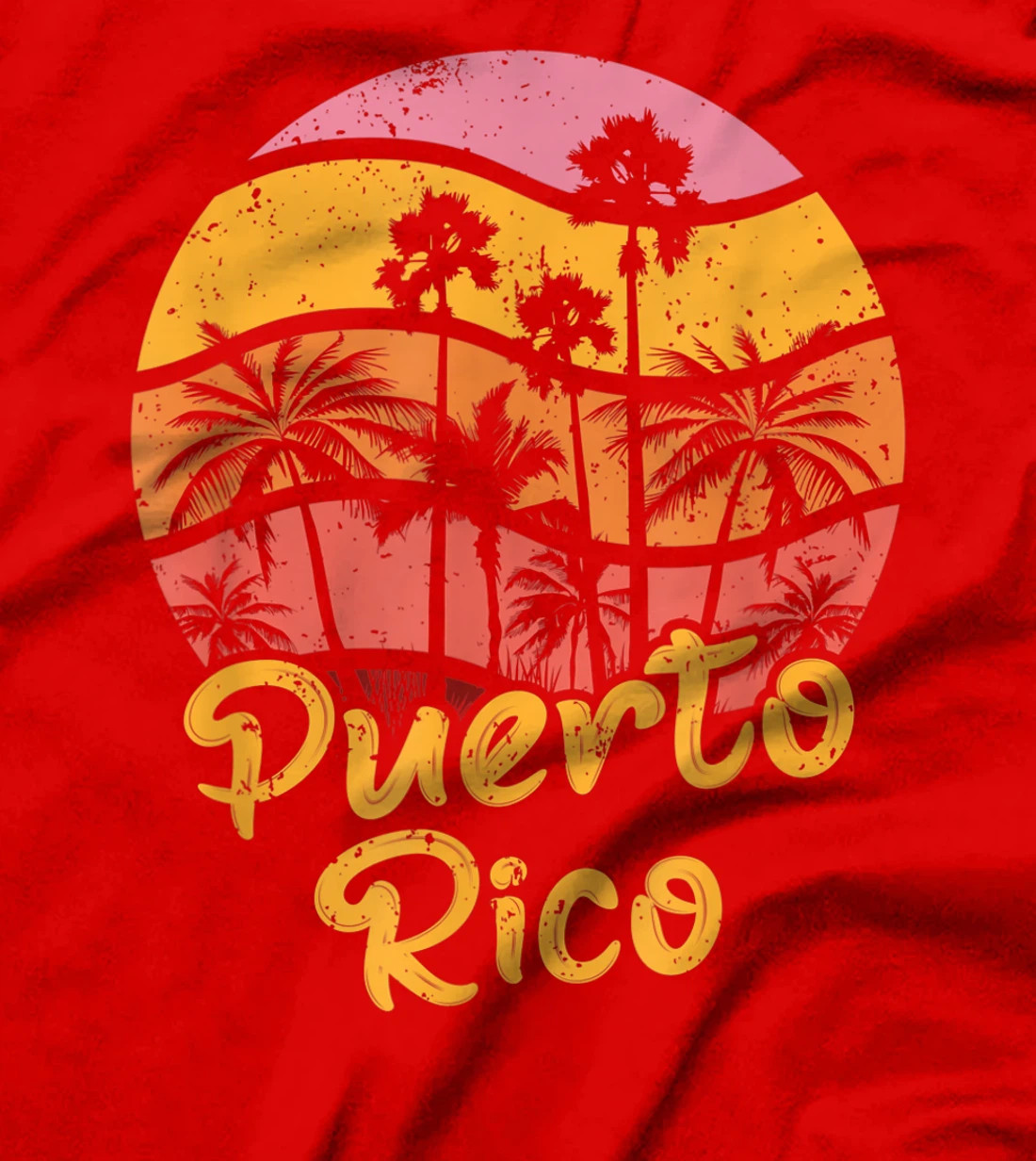Puerto Rico Surfing Vintage T-Shirt, Women T-Shirt