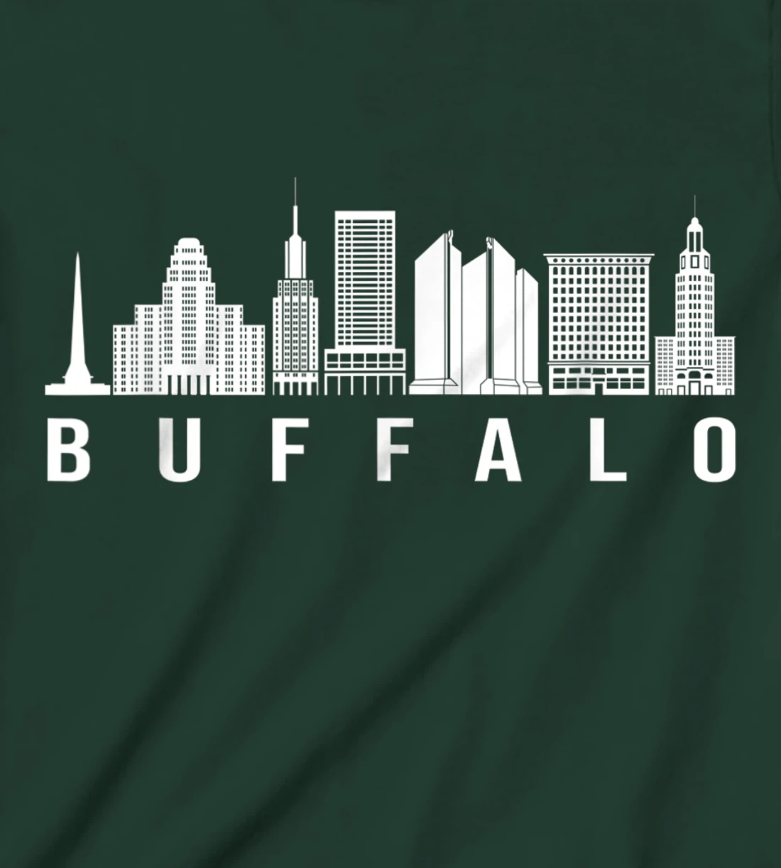Buffalo City Skyline Lover Fans T-Shirt, Kid T-Shirt and Women T-Shirt