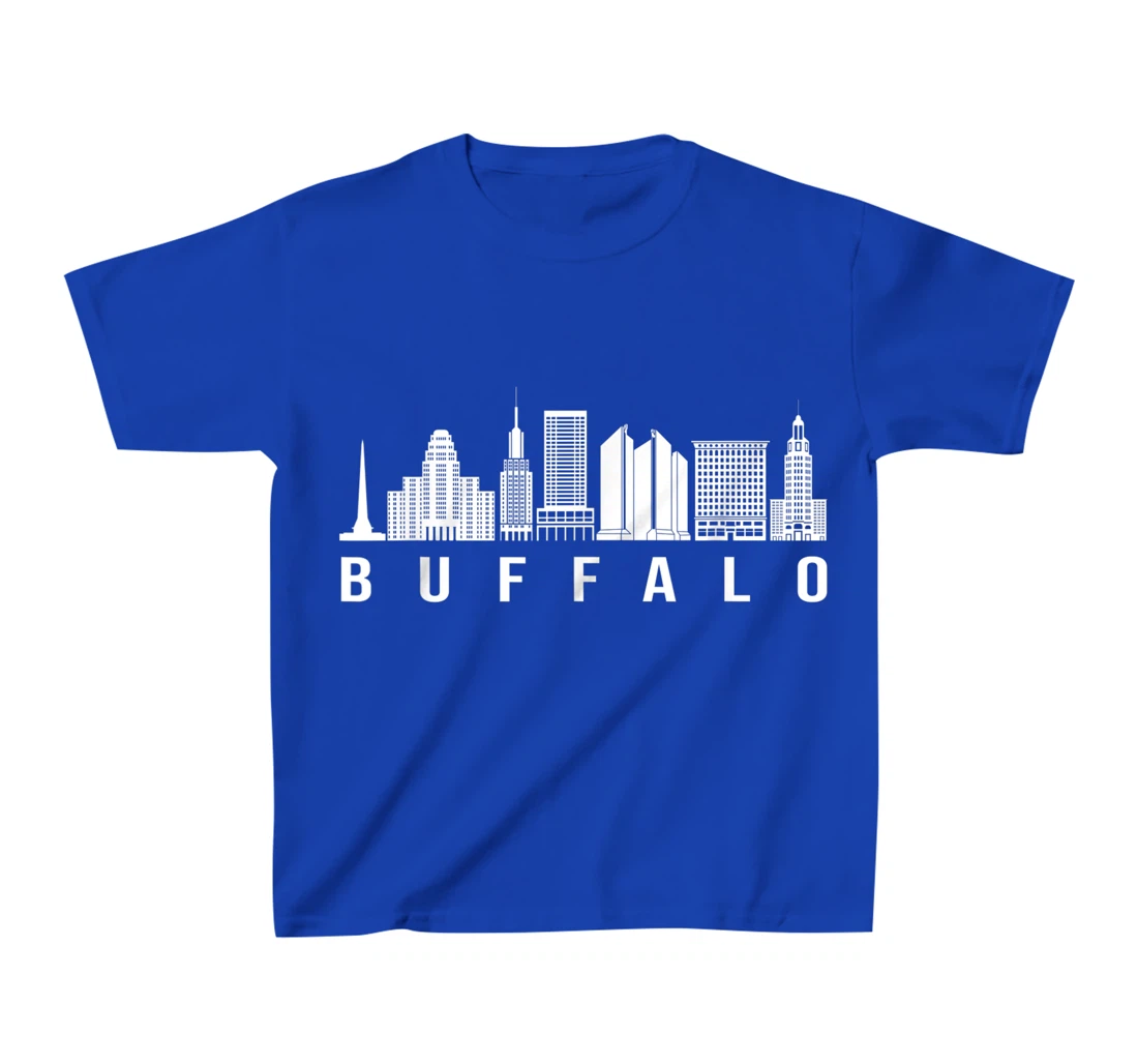 Buffalo City Skyline Lover Fans T-Shirt, Kid T-Shirt and Women T-Shirt