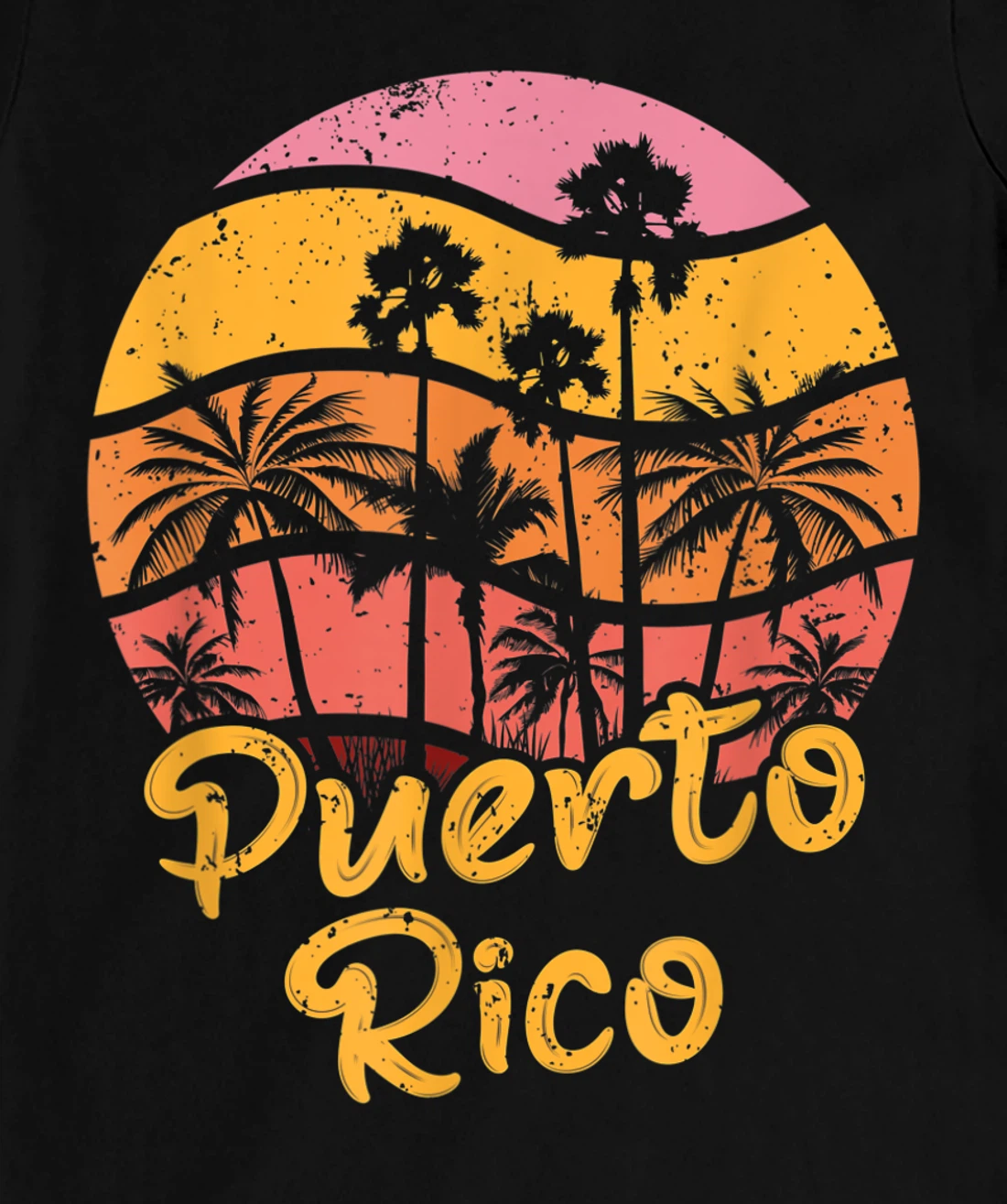 Puerto Rico Surfing Vintage T-Shirt, Women T-Shirt