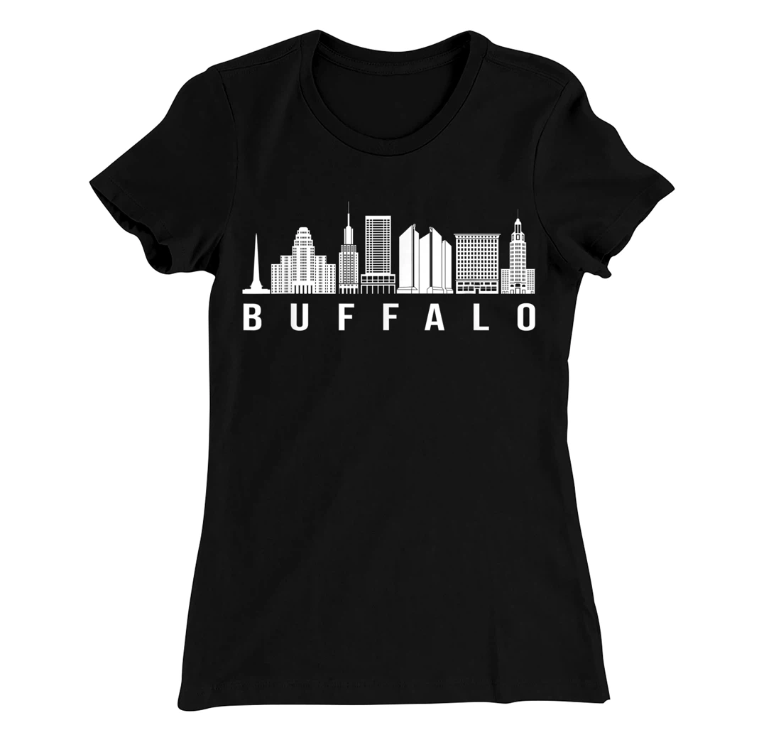 Buffalo City Skyline Lover Fans T-Shirt, Kid T-Shirt and Women T-Shirt