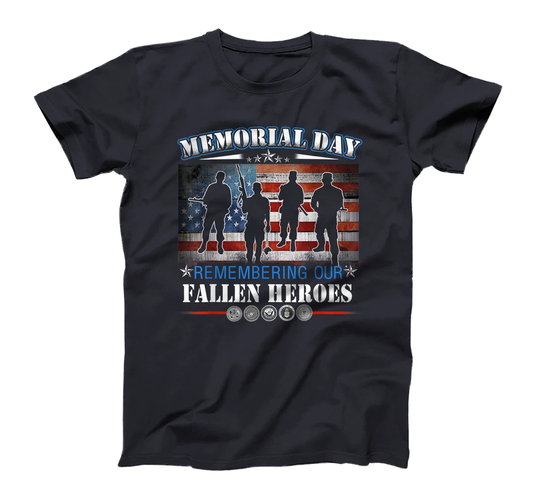 Memorial Day Shirt - Proud Veteran Day US Flag Patriotic T-Shirt, Women T-Shirt