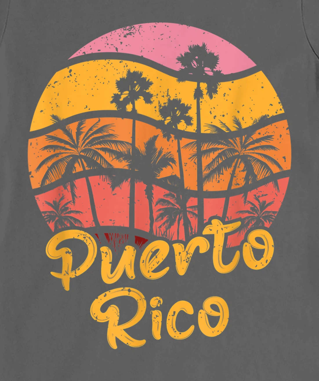 Puerto Rico Surfing Vintage T-Shirt, Women T-Shirt