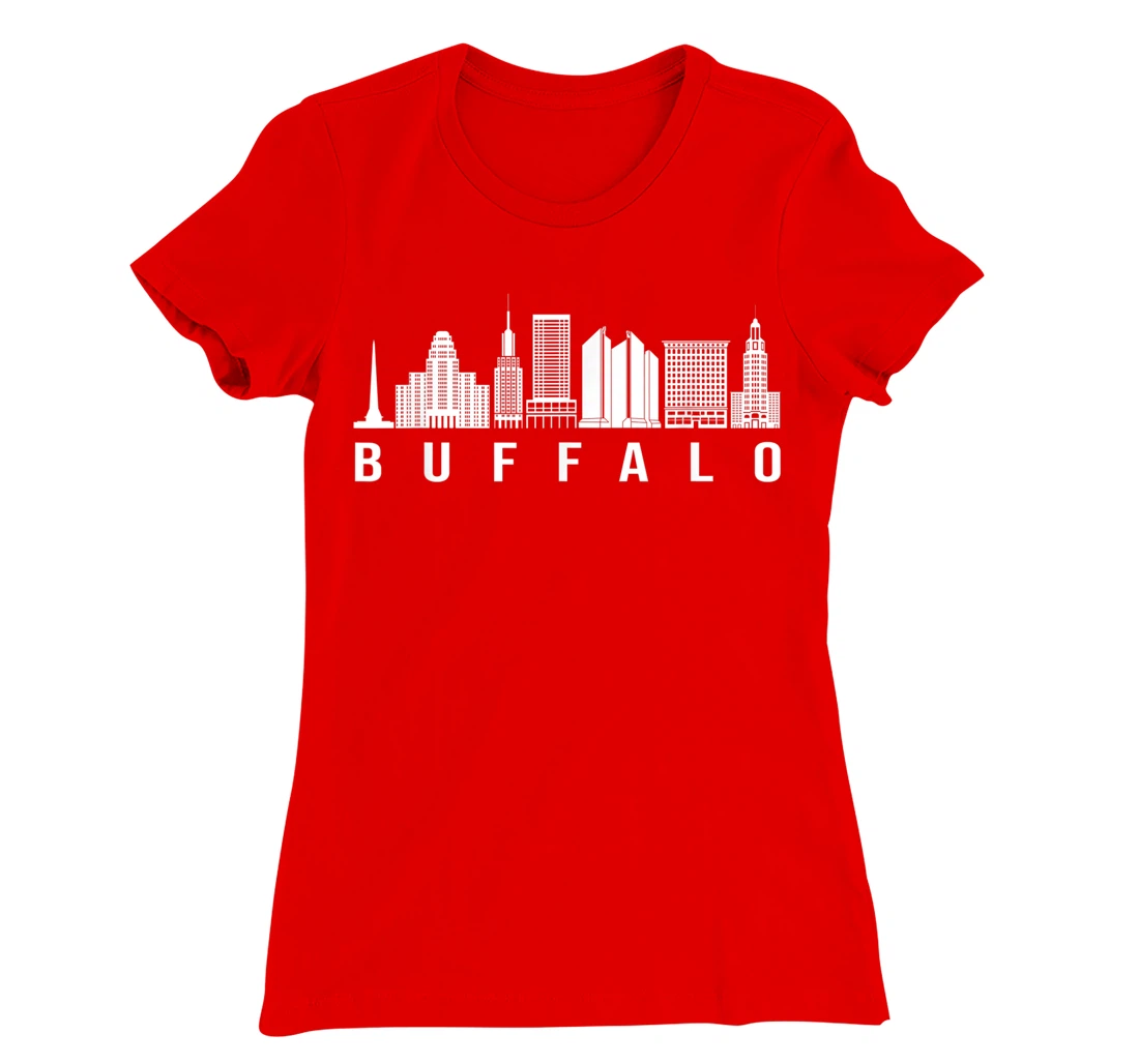 Buffalo City Skyline Lover Fans T-Shirt, Kid T-Shirt and Women T-Shirt