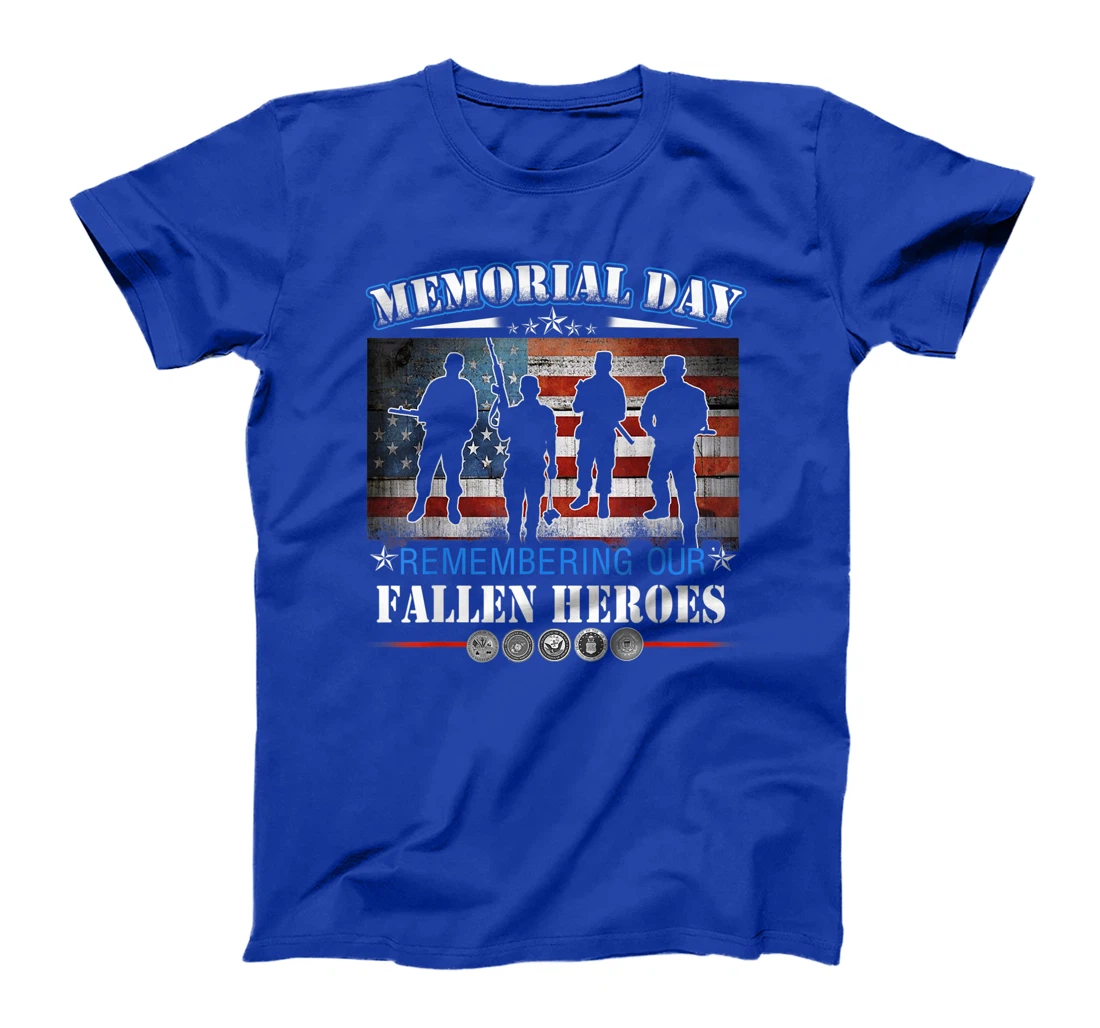 Memorial Day Shirt - Proud Veteran Day US Flag Patriotic T-Shirt, Women T-Shirt