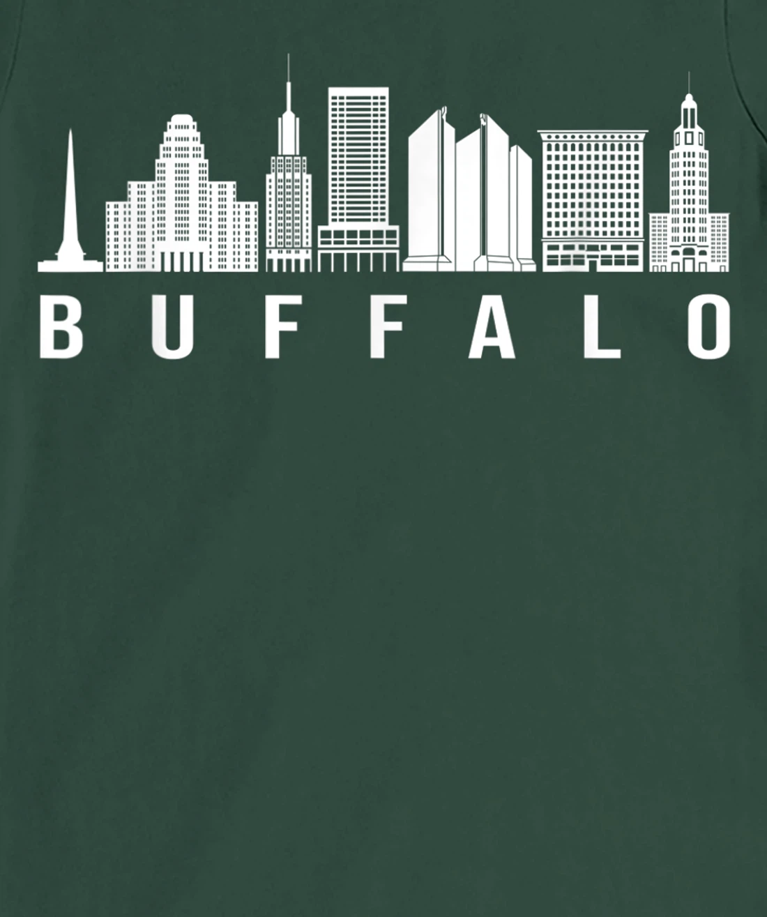 Buffalo City Skyline Lover Fans T-Shirt, Kid T-Shirt and Women T-Shirt