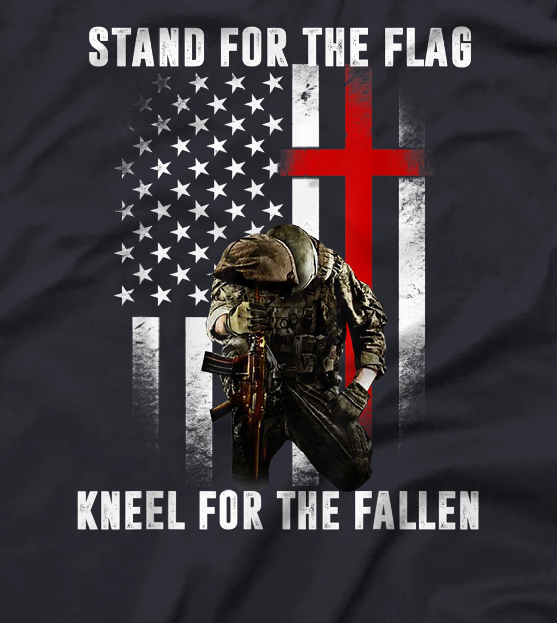 Patriotic Military Veteran American Flag Stand For Men Women T-Shirt, Women T-Shirt