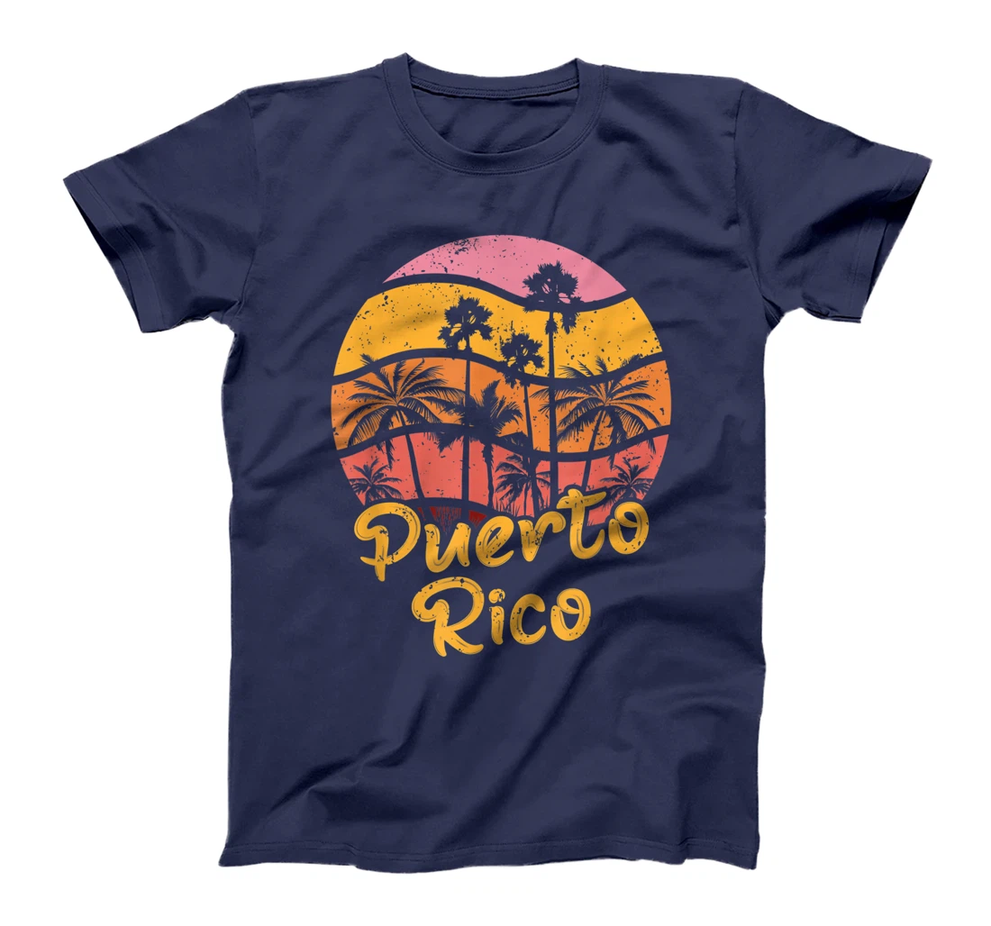 Puerto Rico Surfing Vintage T-Shirt, Women T-Shirt