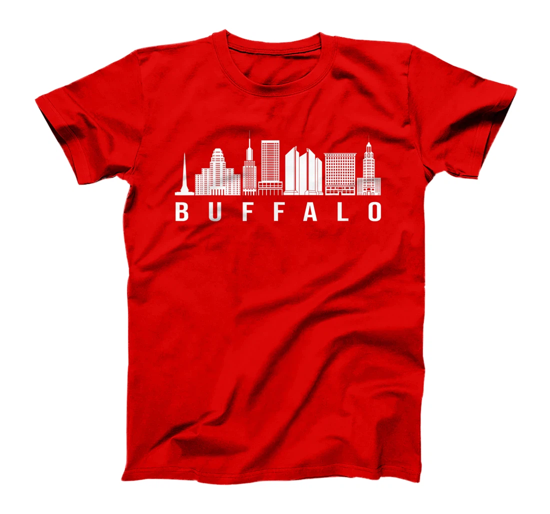 Buffalo City Skyline Lover Fans T-Shirt, Kid T-Shirt and Women T-Shirt