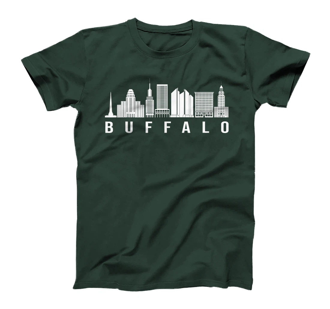 Buffalo City Skyline Lover Fans T-Shirt, Kid T-Shirt and Women T-Shirt