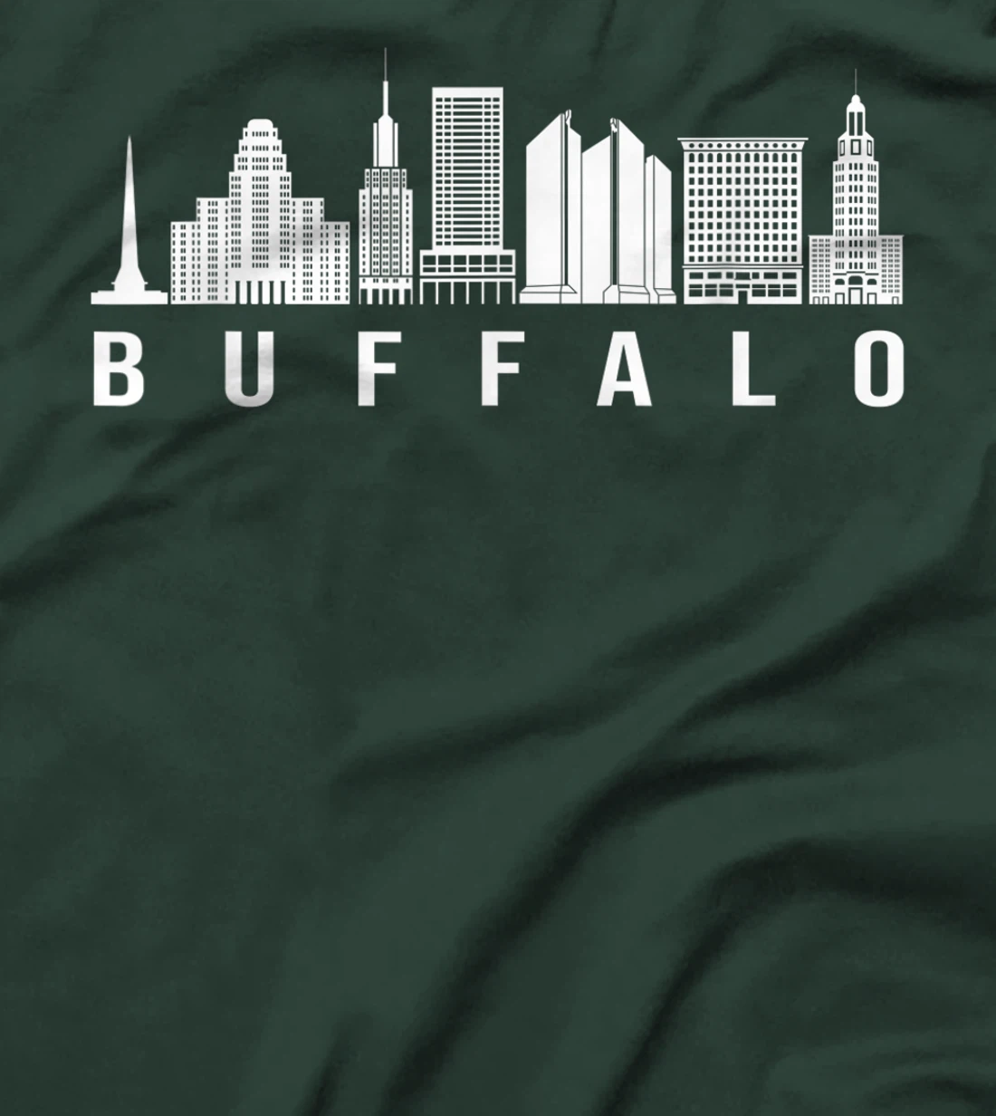 Buffalo City Skyline Lover Fans T-Shirt, Kid T-Shirt and Women T-Shirt