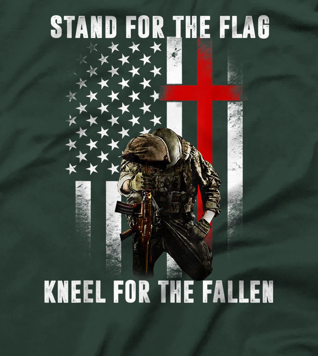 Patriotic Military Veteran American Flag Stand For Men Women T-Shirt, Women T-Shirt