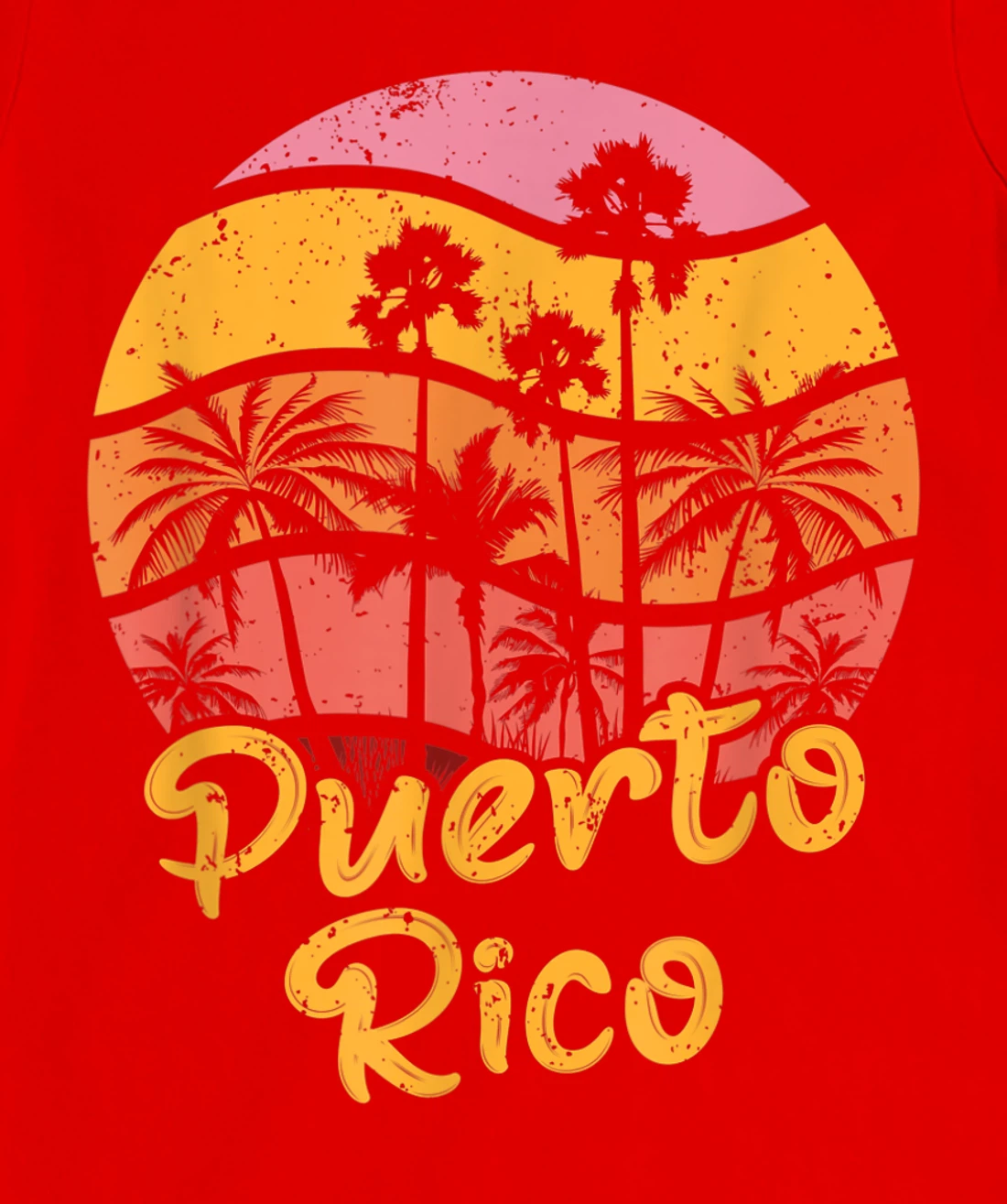 Puerto Rico Surfing Vintage T-Shirt, Women T-Shirt
