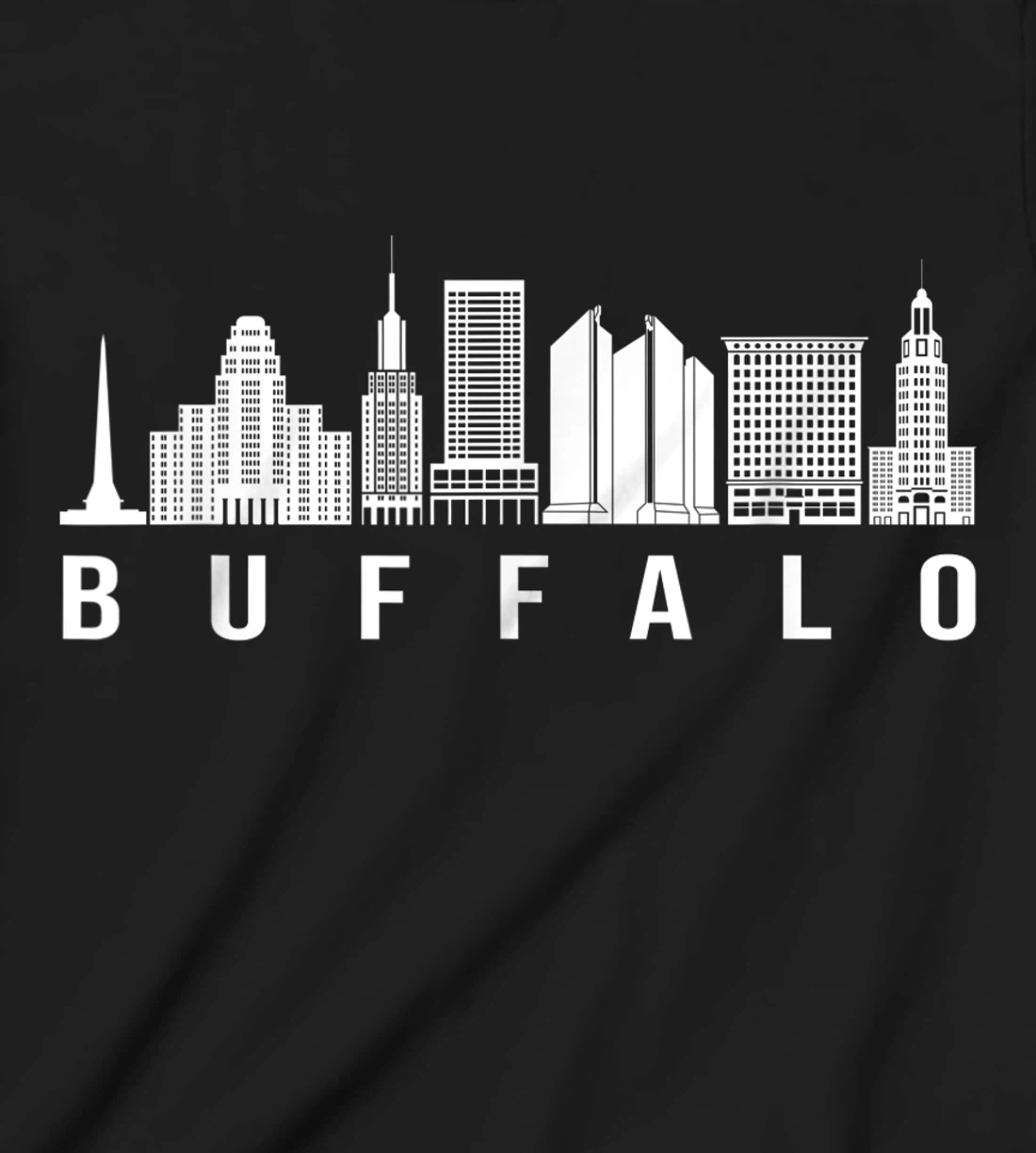 Buffalo City Skyline Lover Fans T-Shirt, Kid T-Shirt and Women T-Shirt