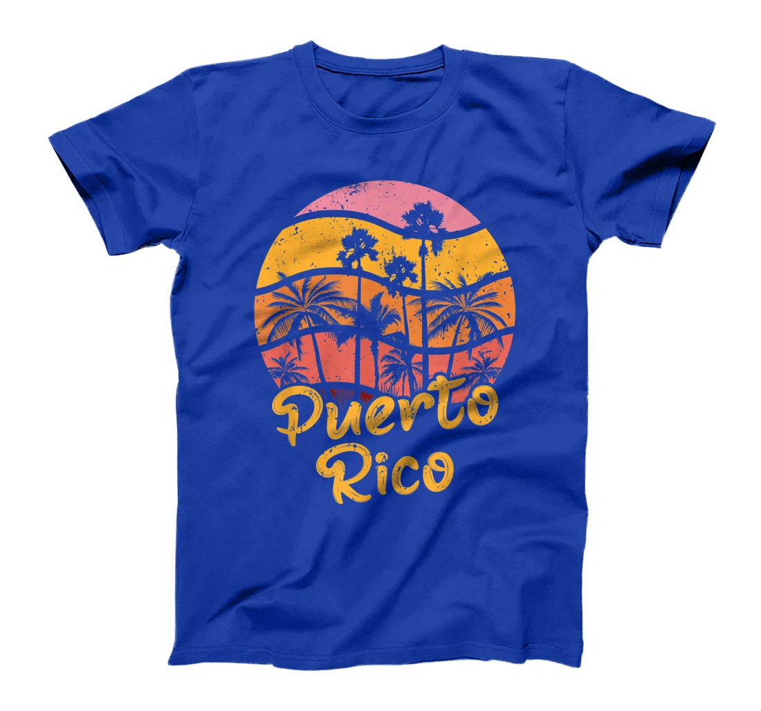 Puerto Rico Surfing Vintage T-Shirt, Women T-Shirt
