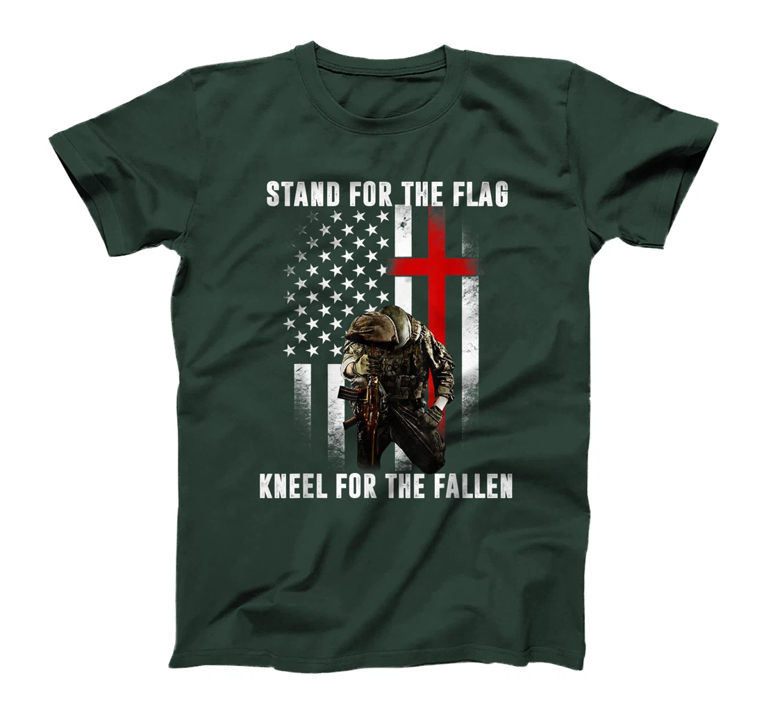 Patriotic Military Veteran American Flag Stand For Men Women T-Shirt, Women T-Shirt