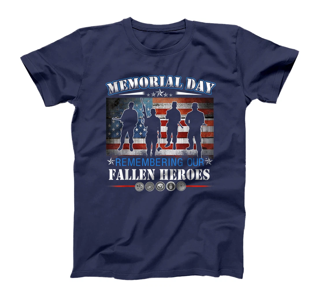Memorial Day Shirt - Proud Veteran Day US Flag Patriotic T-Shirt, Women T-Shirt
