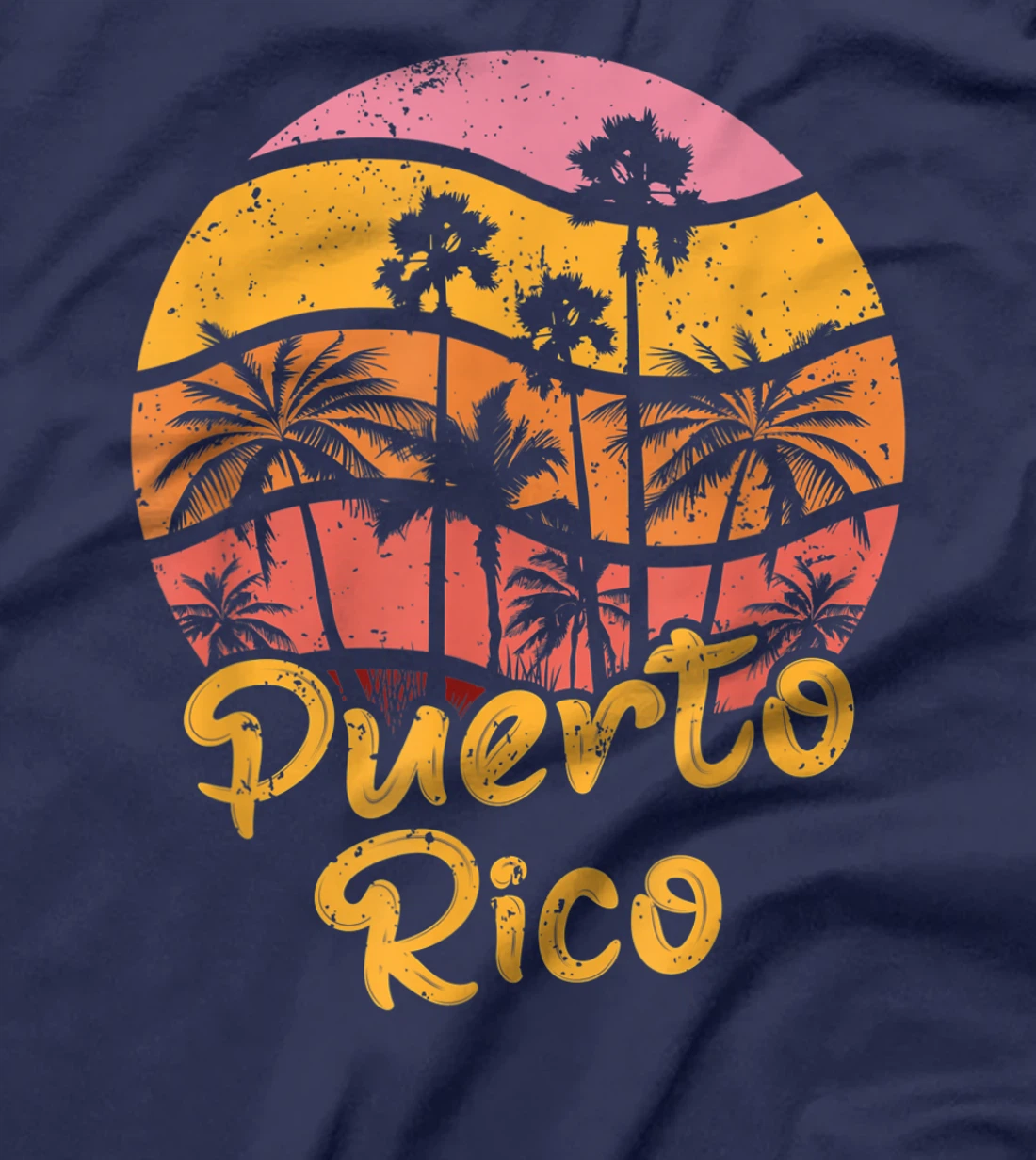 Puerto Rico Surfing Vintage T-Shirt, Women T-Shirt