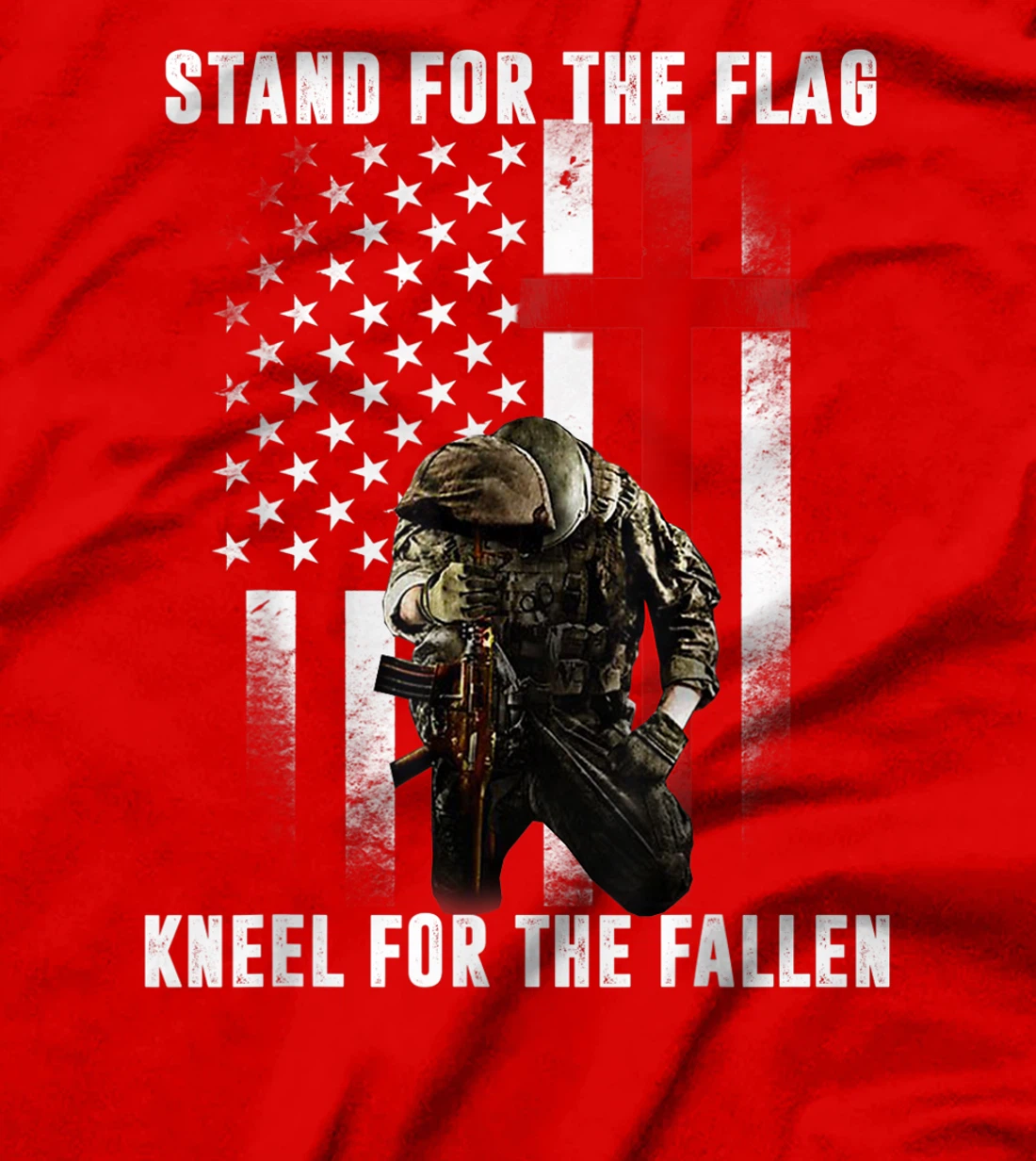 Patriotic Military Veteran American Flag Stand For Men Women T-Shirt, Women T-Shirt